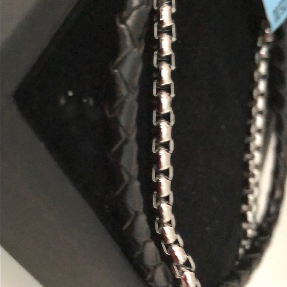 SIMPLY VERA UNISEX STAINLESS STEEL LEATHER WRAP - Picture 14 of 16